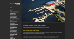 Desktop Screenshot of captainsmarina.com